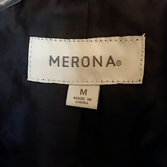 Merona Rain/Trench Coat, - Picture 2 of 4